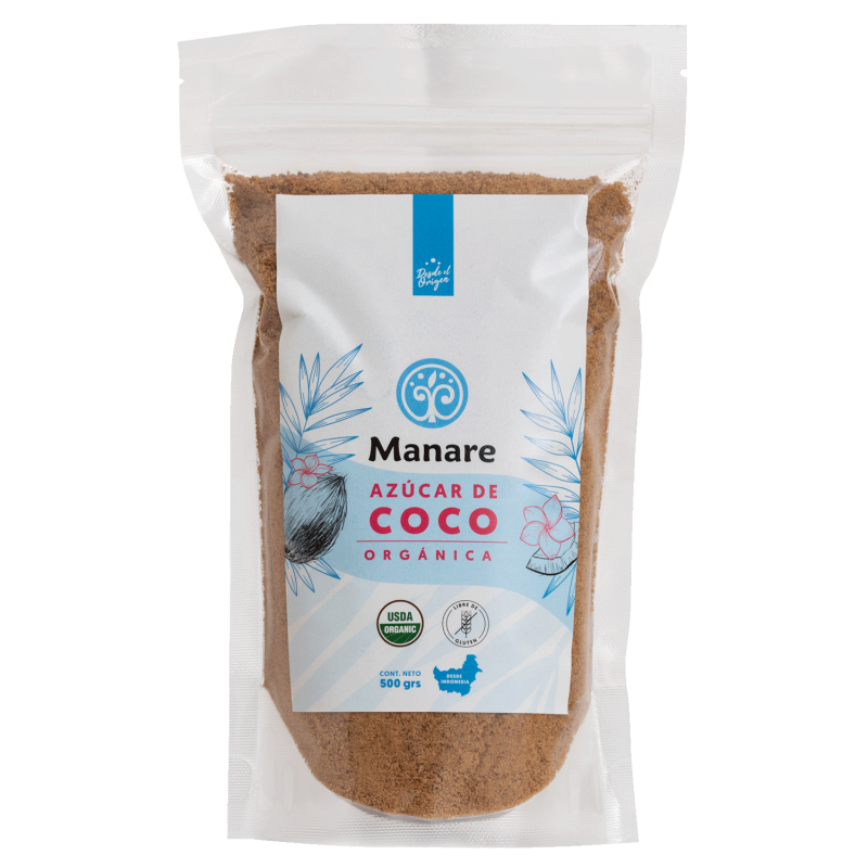 Azúcar de palma de coco orgánico
