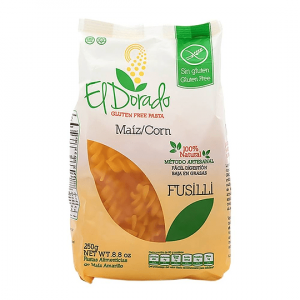 Pasta de Maíz, Fusilli. El Dorado