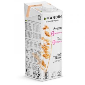 Bebida ecológica de avena sin azúcar Amandin