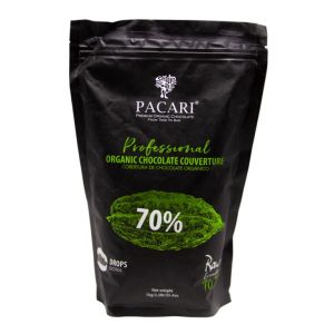Cobertura de chocolate orgánico 70% Pacari