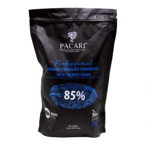 Cobertura de chocolate orgánico 85% Pacari
