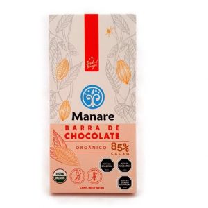 Chocolate orgánico 85% cacao Manare